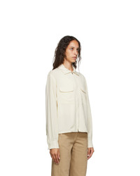 Lemaire Off White Zipped Shirt