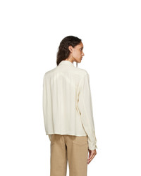 Lemaire Off White Zipped Shirt