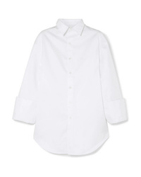 Balenciaga Oversized Cotton Twill Shirt