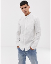 New Look Oxford Shirt In Regular Fit In White