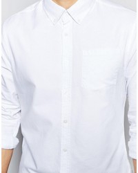 Bellfield Oxford Shirt With Button Down Collar