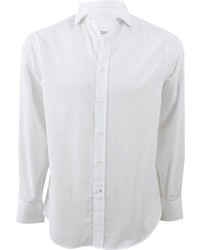 Brunello Cucinelli Oxford Spread Collar Shirt