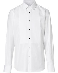 Burberry Panelled Bib Cotton Oxford Dress Shirt