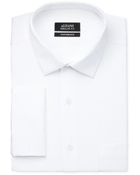 Alfani Performance White Texture Stripe French Cuff Dress Shirt Only At Macys