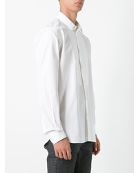 Saint Laurent Piqu Plastron Yves Collar Tuxedo Shirt
