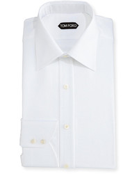 Tom Ford Pique Dress Shirt White
