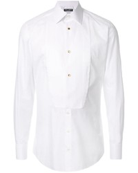 Dolce & Gabbana Pleated Bib Button Shirt