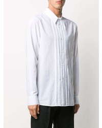 Ann Demeulemeester Pleated Bib Cotton Shirt