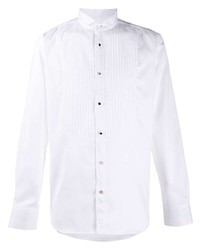 Paul Smith Pleated Bib Cotton Shirt