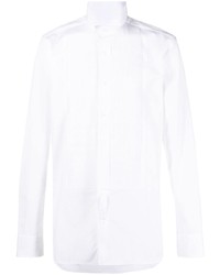 Tom Ford Pleated Bib Cotton Shirt
