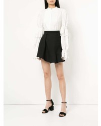 Aje Pleated Front Flared Shirt