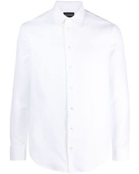 Emporio Armani Poplin Classic Collar Cotton Shirt