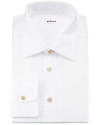 Kiton Poplin Dress Shirt White