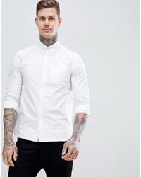 Fred Perry Reissues Oxford Shirt In White