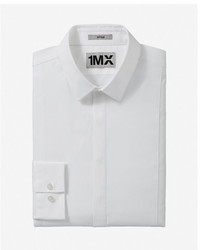 Express Slim Easy Care Tuxedo 1mx Shirt
