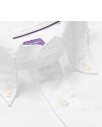 Ralph Lauren Purple Label Slim Fit Button Down Collar Cotton Oxford Shirt