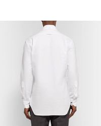 Thom Browne Slim Fit Button Down Collar Cotton Oxford Shirt