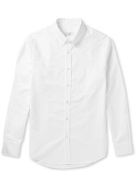 Dunhill Slim Fit Button Down Collar Cotton Oxford Shirt