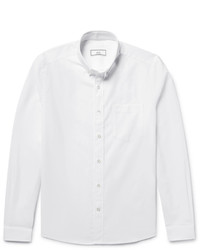 Ami Slim Fit Button Down Collar Cotton Oxford Shirt