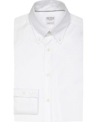 Brunello Cucinelli Slim Fit Cotton Oxford Shirt
