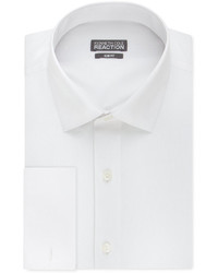 Kenneth Cole Reaction Slim Fit Solid French Cuff Shirt