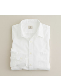 J.Crew Slim Secret Wash Point Collar Shirt In White
