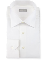 Stefano Ricci Solid Color Dress Shirt White