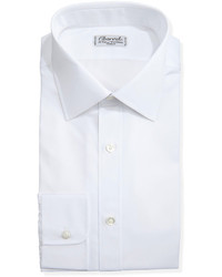Charvet Solid Poplin Dress Shirt White
