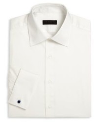 Ike Behar Solid Regular Fit Dress Shirt