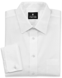 Stafford Stafford Executive Non Iron Cotton Pinpoint French Cuff Oxford Shirt