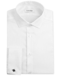 Calvin Klein Steel Non Iron Slim Fit Texture French Cuff Shirt