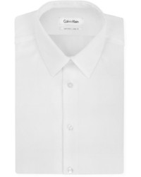 Calvin Klein Steel Slim Fit Non Iron Textured Solid Dress Shirt