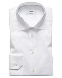 Eton Super Slim Fit Solid Dress Shirt