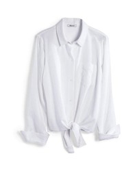 Madewell Tie Front Shirt