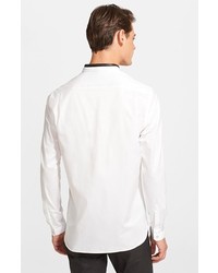 The Kooples Tipped Band Collar Dress Shirt, $235 | Nordstrom | Lookastic