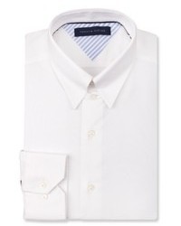Tommy Hilfiger White Tab Collar Dress Shirt
