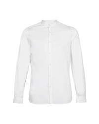 Topman Round Collar Dress Shirt White Medium