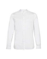 Topman Round Collar Dress Shirt White Small