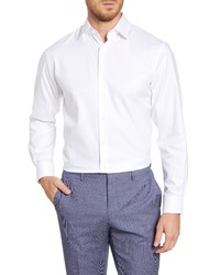 Nordstrom Traditional Fit Non Iron Solid Stretch Dress Shirt