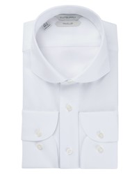 Suitsupply Traveler Slim Fit White Button Up Dress Shirt
