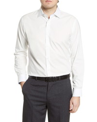 Nordstrom Men's Shop Trim Fit Non Iron Dot Dress Shirt