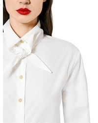 Vivienne Westwood Scarf Collar Cotton Poplin Shirt