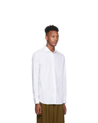 Ralph Lauren Purple Label White Bond Dress Shirt, $205 | SSENSE | Lookastic