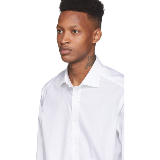 Ralph Lauren Purple Label White Bond Dress Shirt, $205 | SSENSE | Lookastic