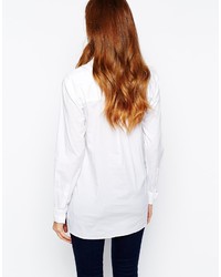 Warehouse White Boyfriend Shirt