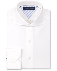 Tommy Hilfiger White Cutaway Collar Dress Shirt