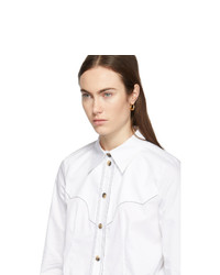 Khaite White Dena Shirt