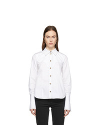 Khaite White Dena Shirt