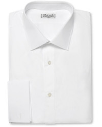 Charvet White Double Cuff Cotton Shirt