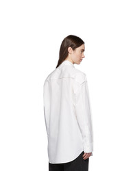 Acne Studios White Inverted Seams Shirt